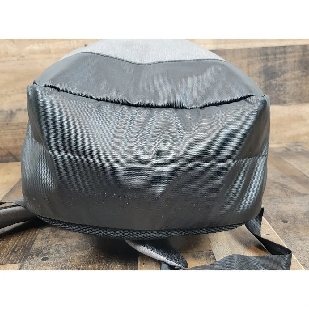 NWT Tocode Laptop BackPack Roll Top‎ USB Anti Theft DaypackWater Repellent Gray